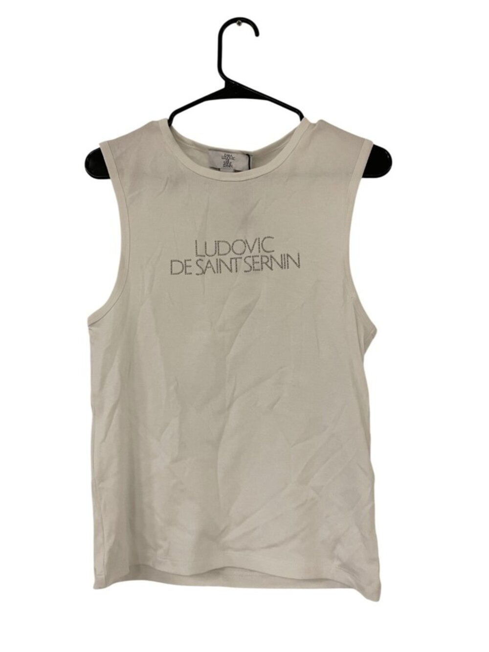 Zara Ludovic De Saint Sernin Womens Tank Top Medium White Cotton 5644/390 NWT